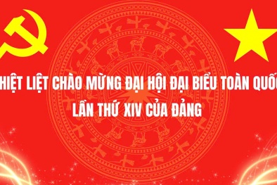 NHIỆT LIỆT CHÀO MỪNG ĐẠI HỘI ĐẠI BIỂU TOÀN QUỐC LẦN THỨ XIV CỦA ĐẢNG
